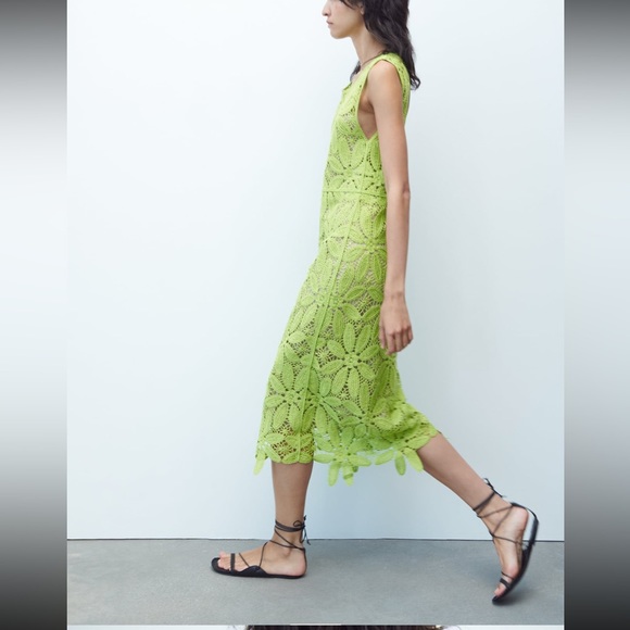 ZARA KNIT DRESS - Picture 5 of 9